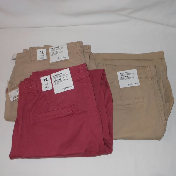 New Reitmans women 2 cropped pants & 1 short - Picture 1 of 6